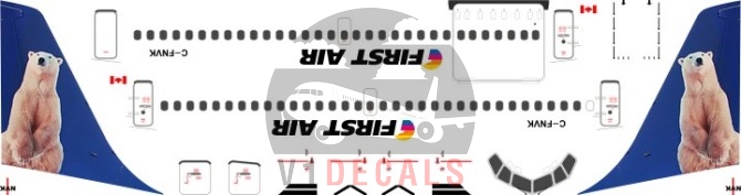 First Air Boeing 737-200 Decal