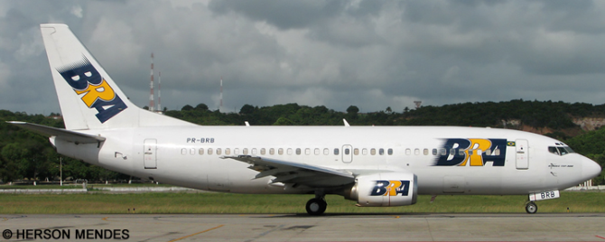 BRA Transportes Aereos -Boeing 737-300 Decal