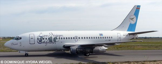 Lignes Aeriennes Congolaises LAC Boeing 737-200 Decal