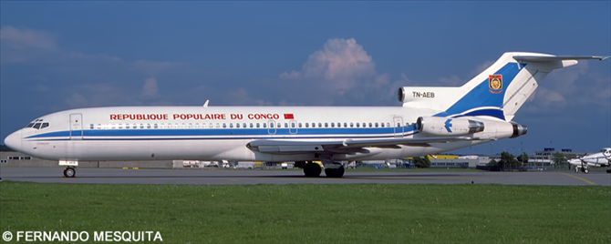 Republique Populaire Du Congo Boeing 727-200 Decal
