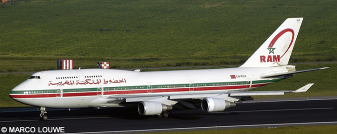 Royal Air Maroc (RAM) -Boeing 747-400 Decal