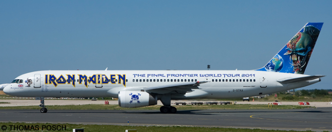 Iron Maiden -Boeing 757-200 Decal