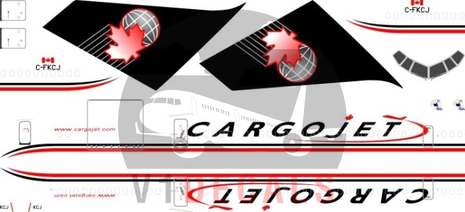 Cargojet Boeing 757-200 | V1 Decals