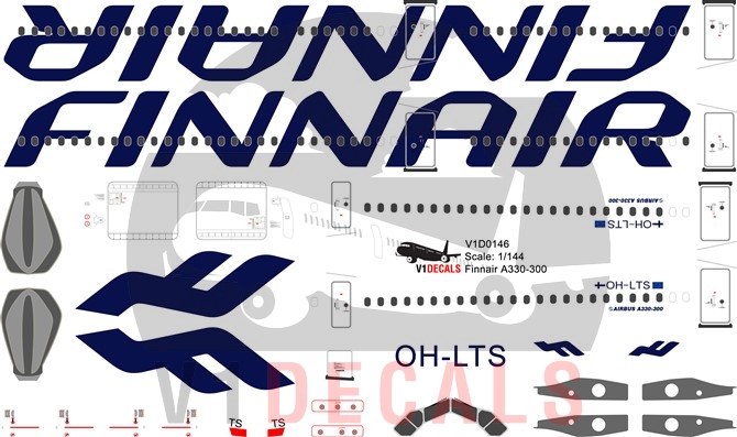 Finnair -Airbus A330-300 Decal
