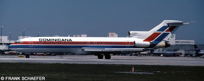 Dominicana -Boeing 727-200 Decal