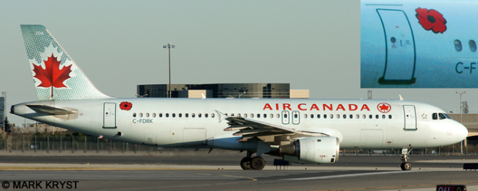 Air Canada Airbus A320 Decal Air Canada Airbus A320 Decal