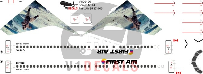 First Air --Boeing 737-400 Decal