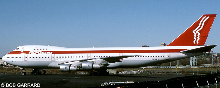 People Express, Global International Airways -Boeing 747-100 Decal