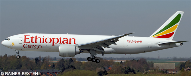Ethiopian Cargo -Boeing 777-200 Decal