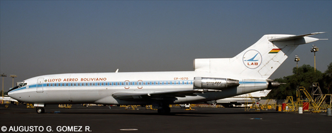 Lloyd Aereo Boliviano (LAB) --Boeing 727-100 Decal
