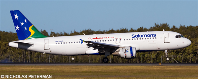 Solomons Airlines Airbus A320 Decal