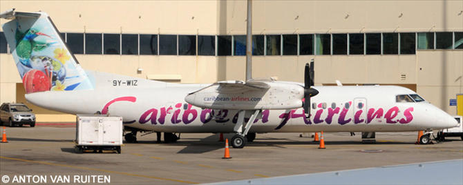 Caribbean Airlines DeHavilland Dash 8-300 Decal