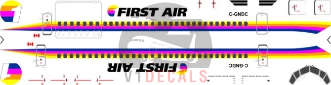 First Air --Boeing 737-200 Decal