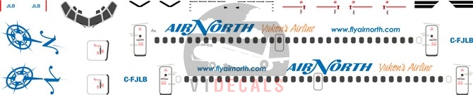 Air North Boeing 737-200 Decal