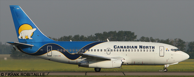 Canadian Airlines, Canadian North Boeing 737-200 Decal