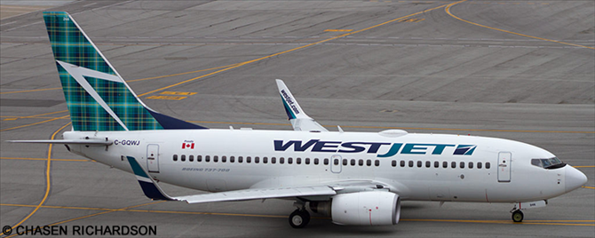 Westjet --Boeing 737-700 Decal