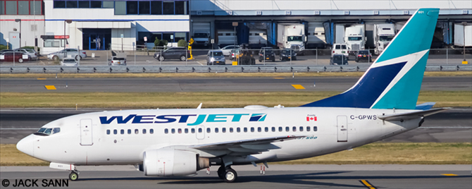 Westjet --Boeing -737-600 Decal