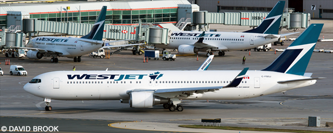 Westjet -Boeing 767-300 Decal