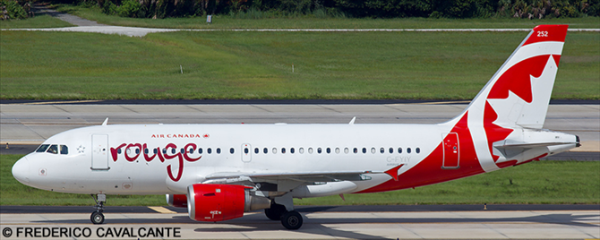 Air Canada Rouge Airbus A319 Decal