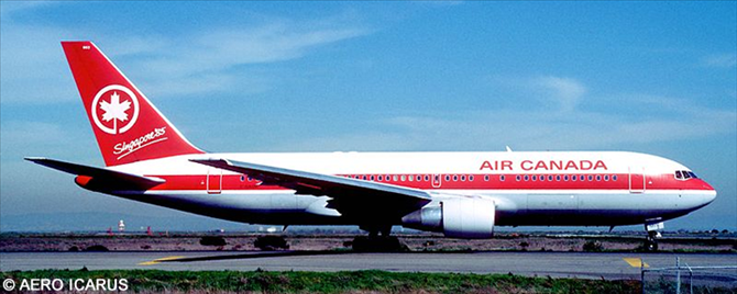 Air Canada -Boeing 767-200 Decal