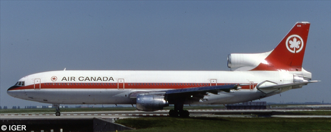 Air Canada -Lockheed L-1011-100 Tristar Decal Air Canada -Lockheed L-1011-100 Tristar Decal