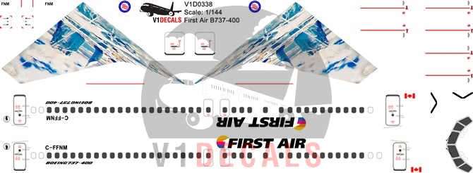 First Air -Boeing 737-400 Decal