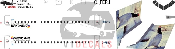 First Air, Summit Air BAe 146-200 - Avro RJ-85 Decal