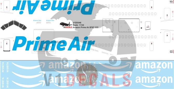 Amazon Prime Air, Atlas Air Boeing 767-300 Decal