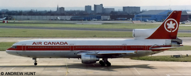 Air Canada -Lockheed L-1011-100 Tristar Decal Air Canada -Lockheed L-1011-100 Tristar Decal