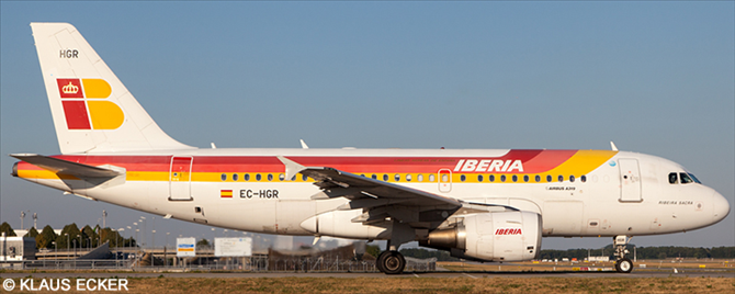 Iberia Airbus A319 Decal