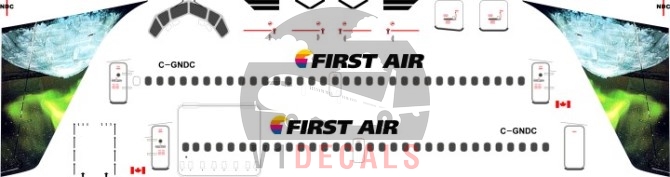 First Air --Boeing 737-200 Decal