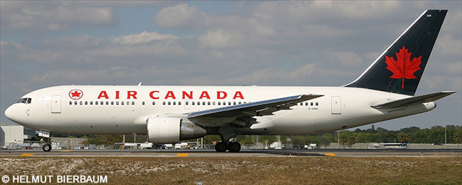 Air Canada -Boeing 767-200 Decal