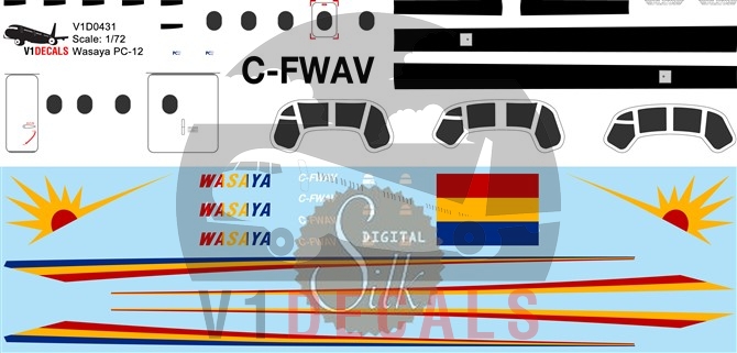 Wasaya Airways Pilatus PC-12 Decal