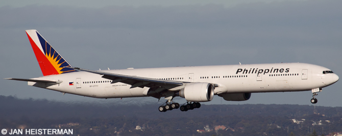 Philippines Airlines PAL Boeing 777-300 Decal