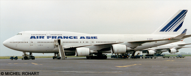Air France Asie -Boeing 747-400 Decal