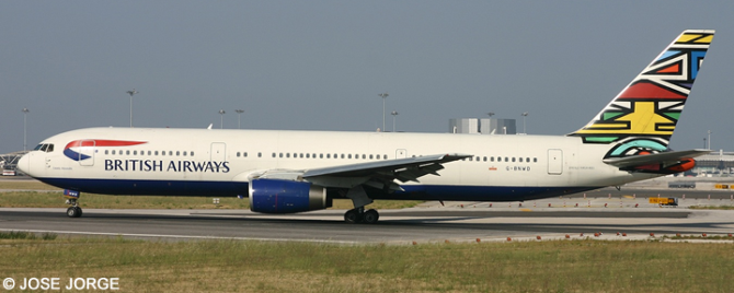 British Airways -Boeing 767-300 Decal