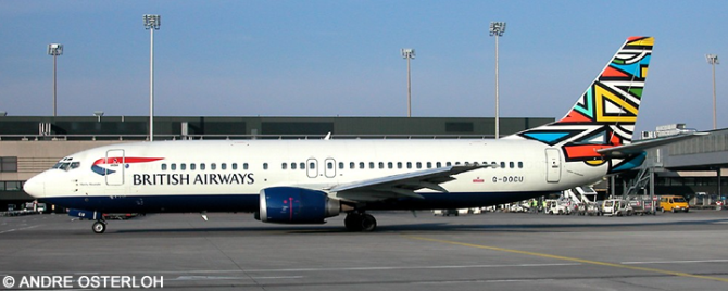 British Airways -Boeing 737-400 Decal