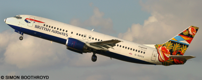 British Airways -Boeing 737-400 Decal