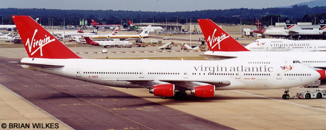 Boeing 747 Virgin Atlantic Decals BD144-247 1/144* Incomplete
