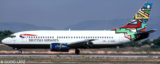 British Airways Boeing 737-300 Decal