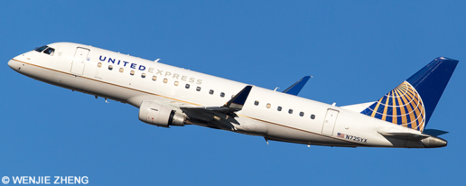 United Airlines -Embraer E175 Decal