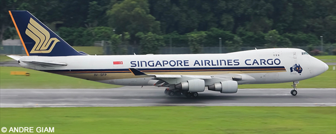 Singapore Airlines, Singapore Airlines Cargo Boeing 747-400 Decal