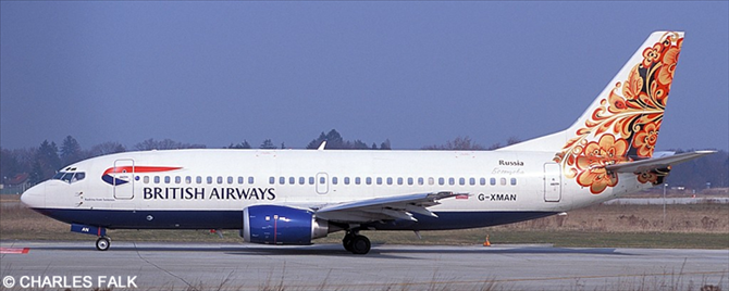 British Airways Boeing 737-300 Decal