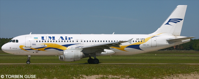 UM Air Airbus A320 Decal UM Air Airbus A320 Decal