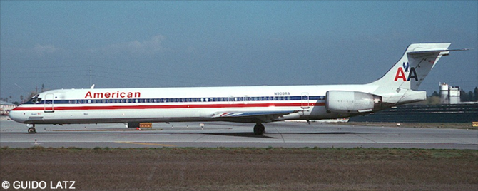 American Airlines McDonnell Douglas MD-90 Decal