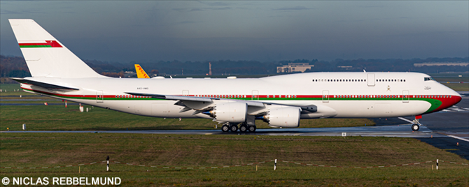 Oman Royal Flight Boeing 747-8 Decal
