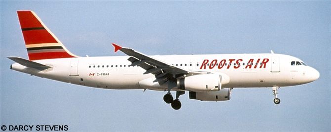 Roots Air, Skyservice Airbus A320 Decal