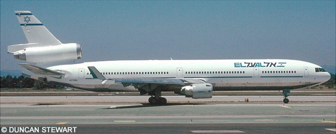 EL AL Israel Airlines, World Airways McDonnell Douglas MD-11 Decal