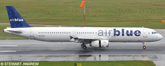 Airblue Airbus A321 Decal