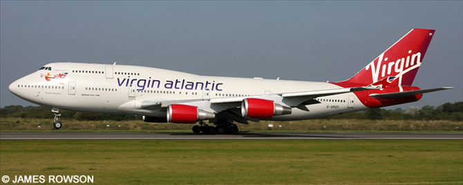 Virgin Atlantic Airways Boeing 747-400 Decal